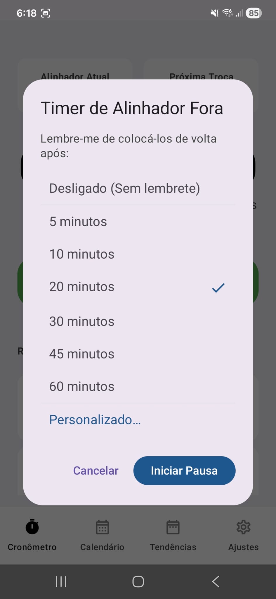 Exemplo de Notificação