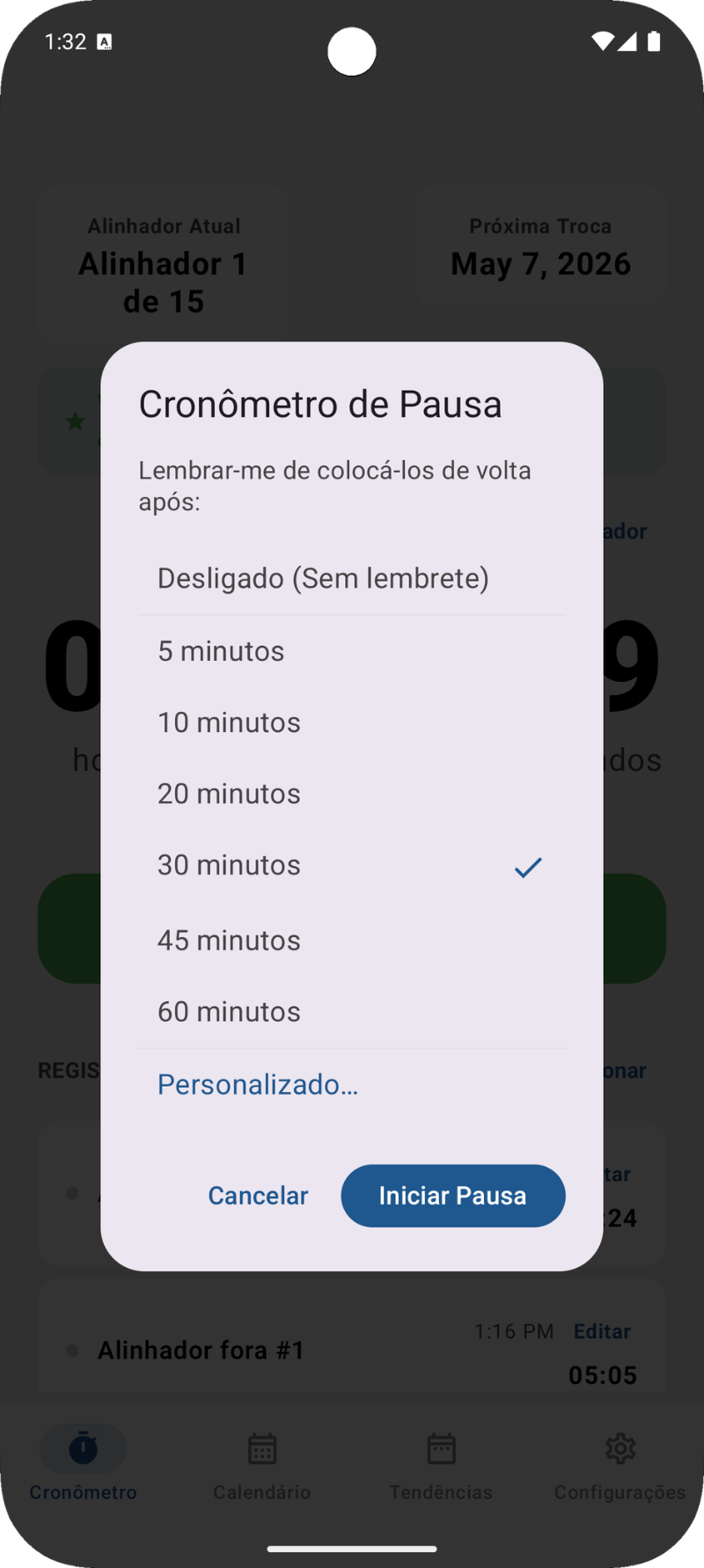 Exemplo de Notificação